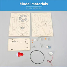 DIY Hand-Cranked Generator Kit Student Science and Technology Children'S Handmade Diy Material Pack Experimental Kit