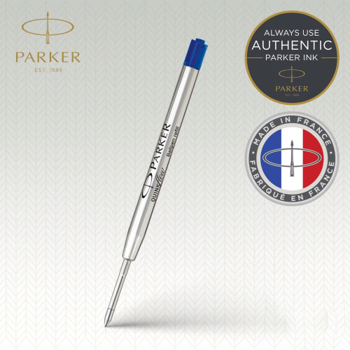 Parker Parker Ballpoint Pen Refills | Medium Point | Blue QUINKflow Ink | 3 Count 1
