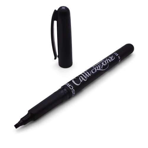 MANUSCRIPT Callicreative Italic Crafter Markers (Medium Tip, Black) 2