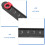 Foosball Score Counter Black Plastic 16cm 5