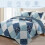 Vendbart blomsterteppesett i queen size 2