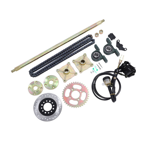 25.5in Go Kart Rear Axle Kit Rugged
