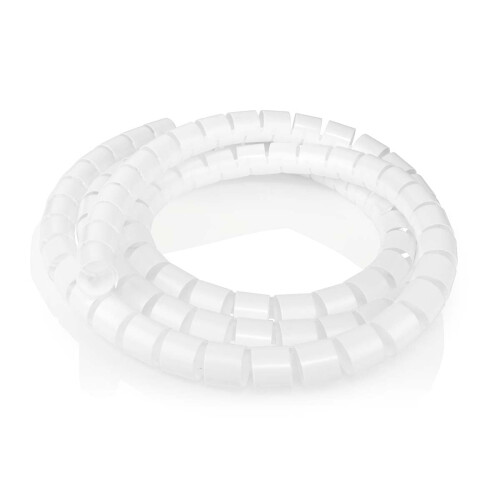 Cable Management | Spiral sleeve | 1 pc. | Maximum cable thickness: 28 mm | PE | White 1