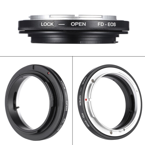 FD- Lens Mount Adapter Ring - Compatible with FD Lenses for Mounting on Cameras 1