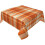 Autumn Orange Buffalo Plaid Square Tablecloth 52 inch 2
