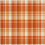 Autumn Orange Buffalo Plaid Square Tablecloth 52 inch 4