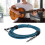 Cable de guitarra de 6,5 mm de ángulo recto a recto, 3 m, azul 15