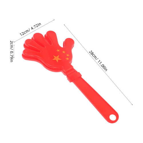 Rote ABS-Handklappern – 10er-Pack 1