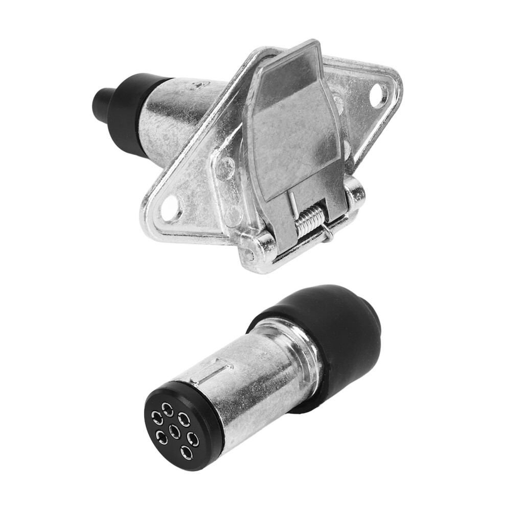 7 Pin Trailer Plug And Socket Set For Rvs, Caravans & Trailers 6911389611104