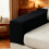 AUQ Stretchable Sofa Arm Covers – Black, Polyester, Pack 3