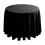 Black Polyester Round Tablecloth 180cm 2