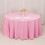 BalsaCircle 120" Pink Round Polyester Tablecloth 4