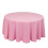 BalsaCircle 120" Pink Round Polyester Tablecloth 5