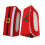 Red Christmas Tissue Box Cover – Fabric Decorative Case 3