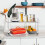 Étagère de comptoir extensible en métal, lot de 1 2