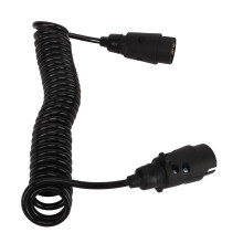 12.8ft Flexible Coiled Trailer RV Cable with Stable Insulation