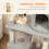 PawHut PawHut 170 cm Cat Tree, Large Cat Tower with 7 Scratching Posts, Light Grey 6