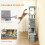 PawHut PawHut 170 cm Cat Tree, Large Cat Tower with 7 Scratching Posts, Light Grey 9