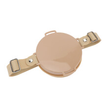 Coquille de douche en silicone étanche pour stomie 14 cm, ceinture réglable 80-100 cm