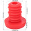 Styreplugger Polyestergummi 22,2 mm Rød 3