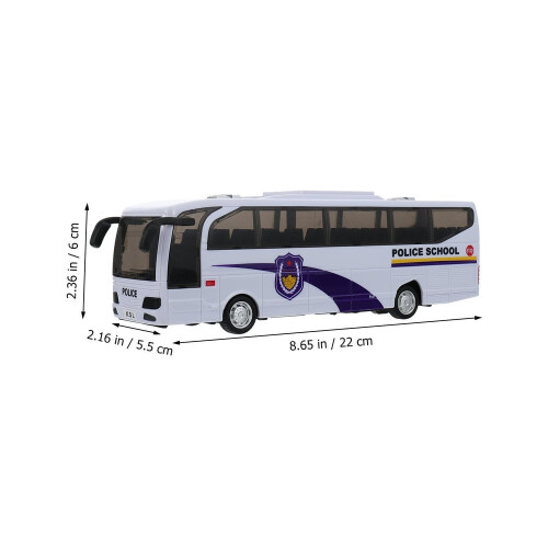 EASTIN Dan Inertia Bus Toy Παιδικό Εκπαιδευτικό Παιχνίδι Παιχνιδιού Σχολικό Λεωφορείο 1