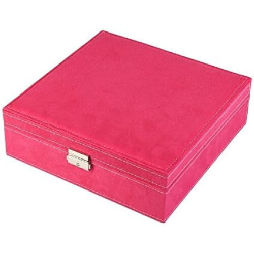 Two-Layer Rose Jewelry Box with Removable Slots 1