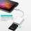 Lecteur de cartes SD/Micro SD compatible avec iPhone/iPad, double emplacement, Plug & Play, aucune application requise 5