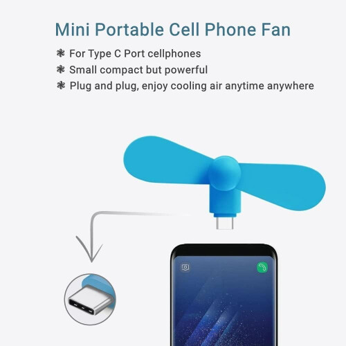 4er-Pack Mini-USB-C-Handylüfter für iPhone 16/15 & Android 1