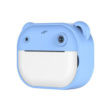 HD Printing Camera, Cartoon Dual Camera, One-Buttonh Printing Camera, with 2 Rolls of Printing Paper A
