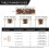 Winter Pine Cone Table Runner 13 x 36 in 3