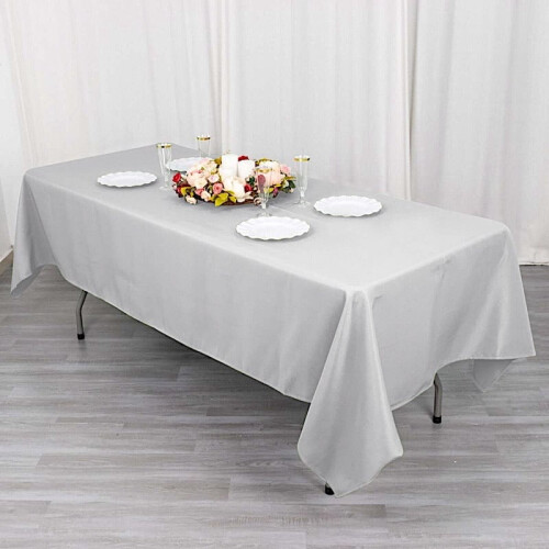Premium Polyester Rectangular Tablecloth 60 x 102 in 2