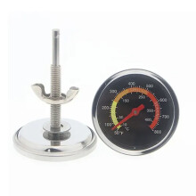 Ersatz-Thermometer für Grillgeräte, Temperaturanzeige, Edelstahl, wasserfest, präzise Ablesbarkeit, einfache Montage, hohe Hitzebeständigkeit,