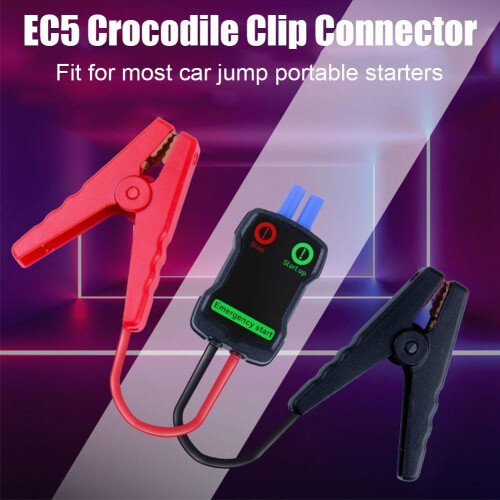 Εκκαθάριση τώρα! Καλώδιο βραχυκυκλωτήρα EC5Connector Alligator Clamp Booster Battery για αυτοκίνητο 1