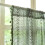 Olive Green Boho Crochet Curtain Panel 59" x 84" 4