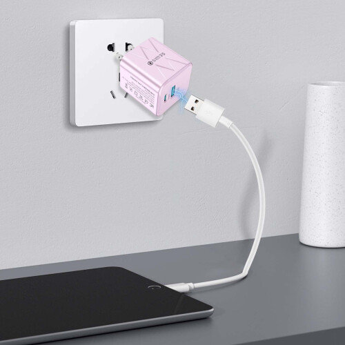 Φορτιστής τοίχου Lzobxe USB C Charger Block25W, Γρήγορη φόρτιση για όλα τα τηλέφωνα 1