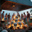 Fireproof Ceramic Skull Decor for Fire Pits & Fireplaces 4