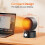 600W Portable PTC Ceramic Heater with Adjustable Tilt 4