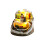 Rotating Train Resin Ornament with Light & Music 3