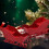 Mini Santa Sled Set – Plastic Christmas Village Decor (2 4