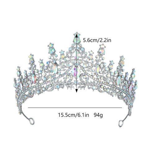 Αξεσουάρ Κεφαλής με Στρας για Γυναίκες & Κορίτσια – Λαμπερό Νυφικό, Χορός, Quinceanera | 2