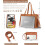 Bolsa Packuum 3 em 1, Bolsa Térmica de Couro PU para Trabalho, Almoço, com Compartimento Térmico, Elegante e Ideal para Laptop de 15,6 Polegadas 3
