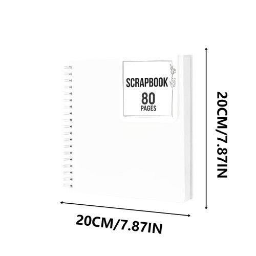 Άλμπουμ Scrapbooking από χαρτί Kraft υψηλής ποιότητας – Βιβλίο αναμνήσεων 40 σελίδων με 2