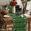 Football Table Runner Linen Polyester 13.8 x 73 in 3