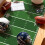 Football Table Runner Linen Polyester 13.8 x 73 in 5