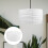 Foldable Paper Lantern Lamp Shade White 46x46x23cm 5