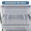 ULTNICE Rectangular Freezer Partition Transparent 1Pcs 7