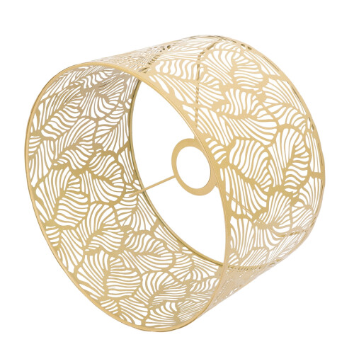 Abat-jour doré (1 pièce) pour éclairage intérieur, 25 x 25 cm 2