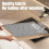 Medium Lidded Fabric Storage Box 36x25x20cm 4