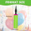 Manual Balloon Pump – Triple-Ring Dual-Action, Green 2