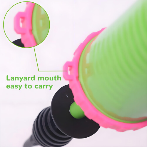 Manual Balloon Pump – Triple-Ring Dual-Action, Green 2